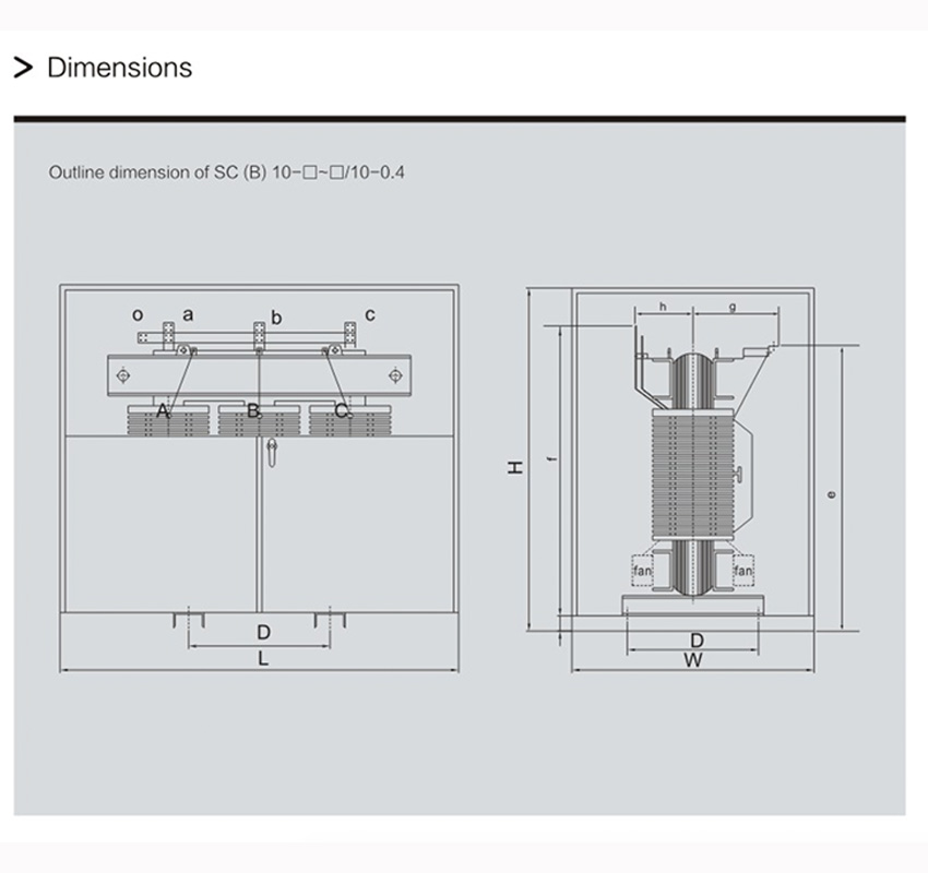 4.10kV SG10 DRY TYPE TRANSFORMER