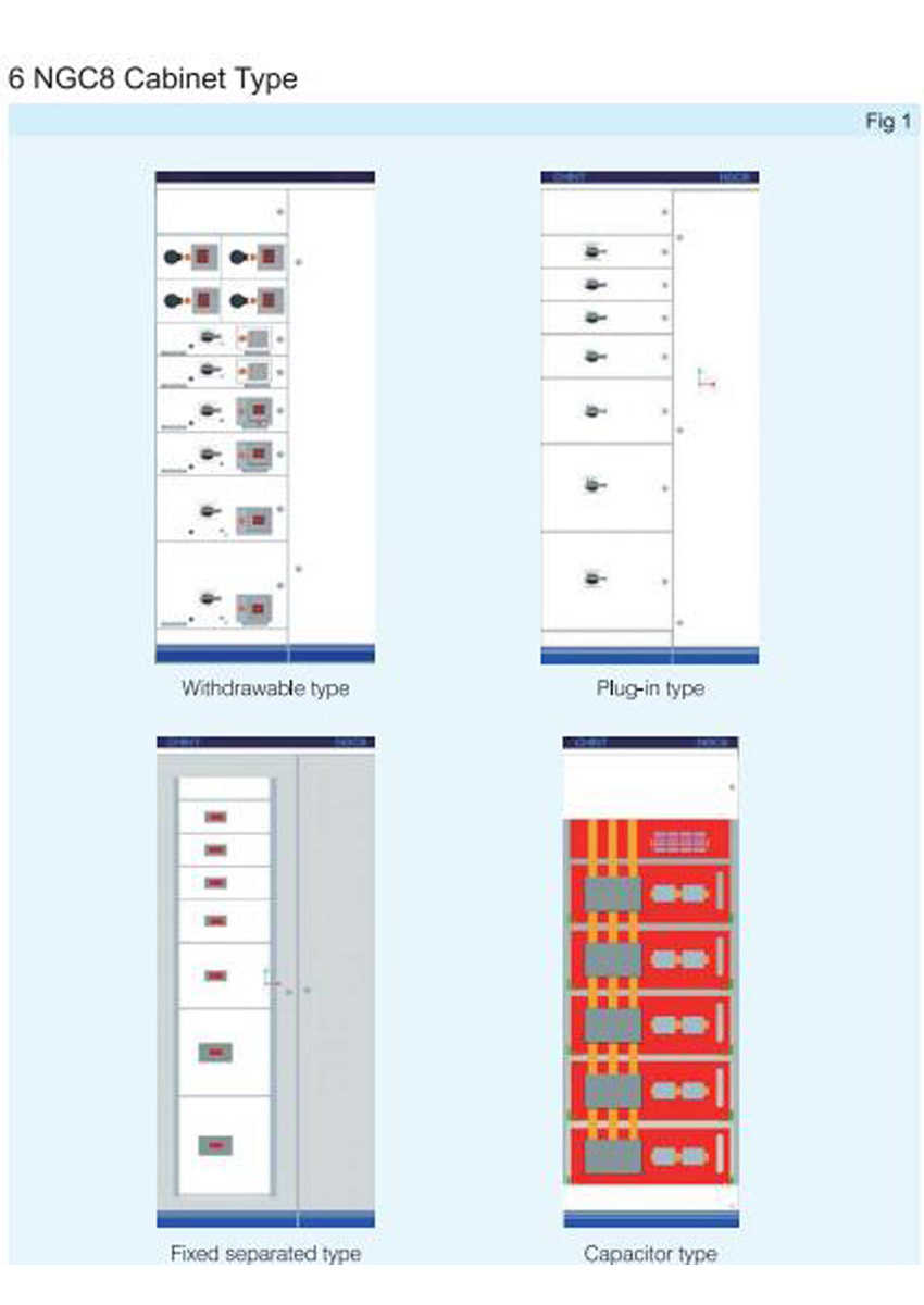 NGC8 Low-voltage Switchgear Panel,Withdrawable Type