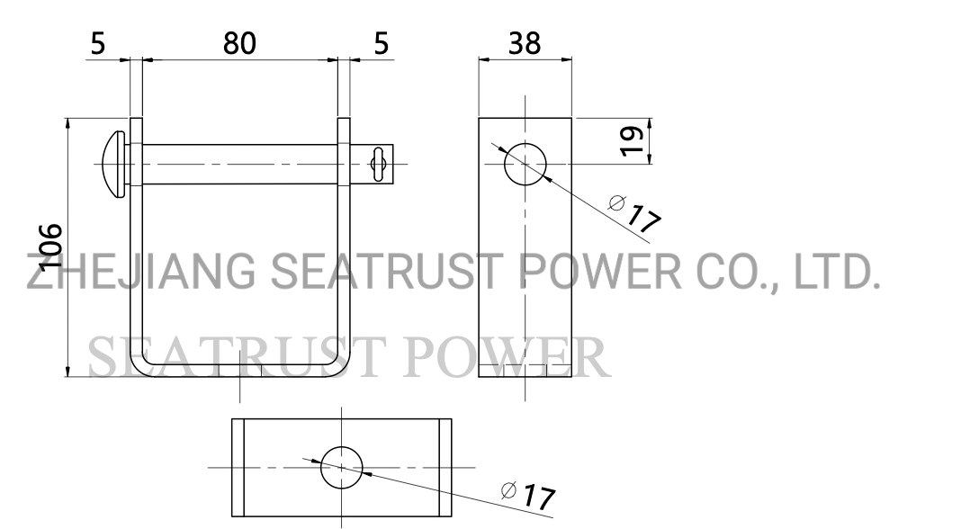 Electrical Wiring Accessories Power Fittings of Hot-DIP Galvanized D-Iron