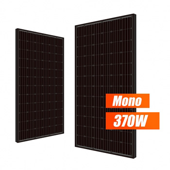 Panel Solar Monocrystal Full Black Frame 370Watt 370Wp 370 W Pv Module