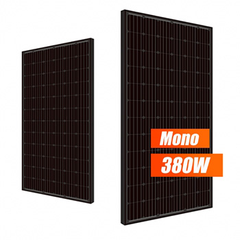 High efficiency black PV module mono 380w 380watt 380wp 380w solar panel