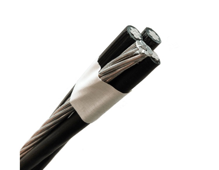 1/0 AWG POLY / ALUMINIUM QUADRUPLEX CABLE, 19 STRANDS ICEA S-76-474