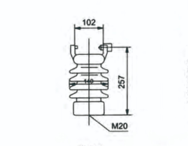 Ansi Lin Post Insulators For High Voltage