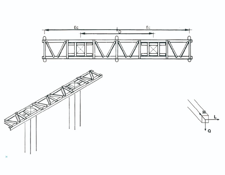 Portique D'ancrage Croisillonne Universel Soude PANS